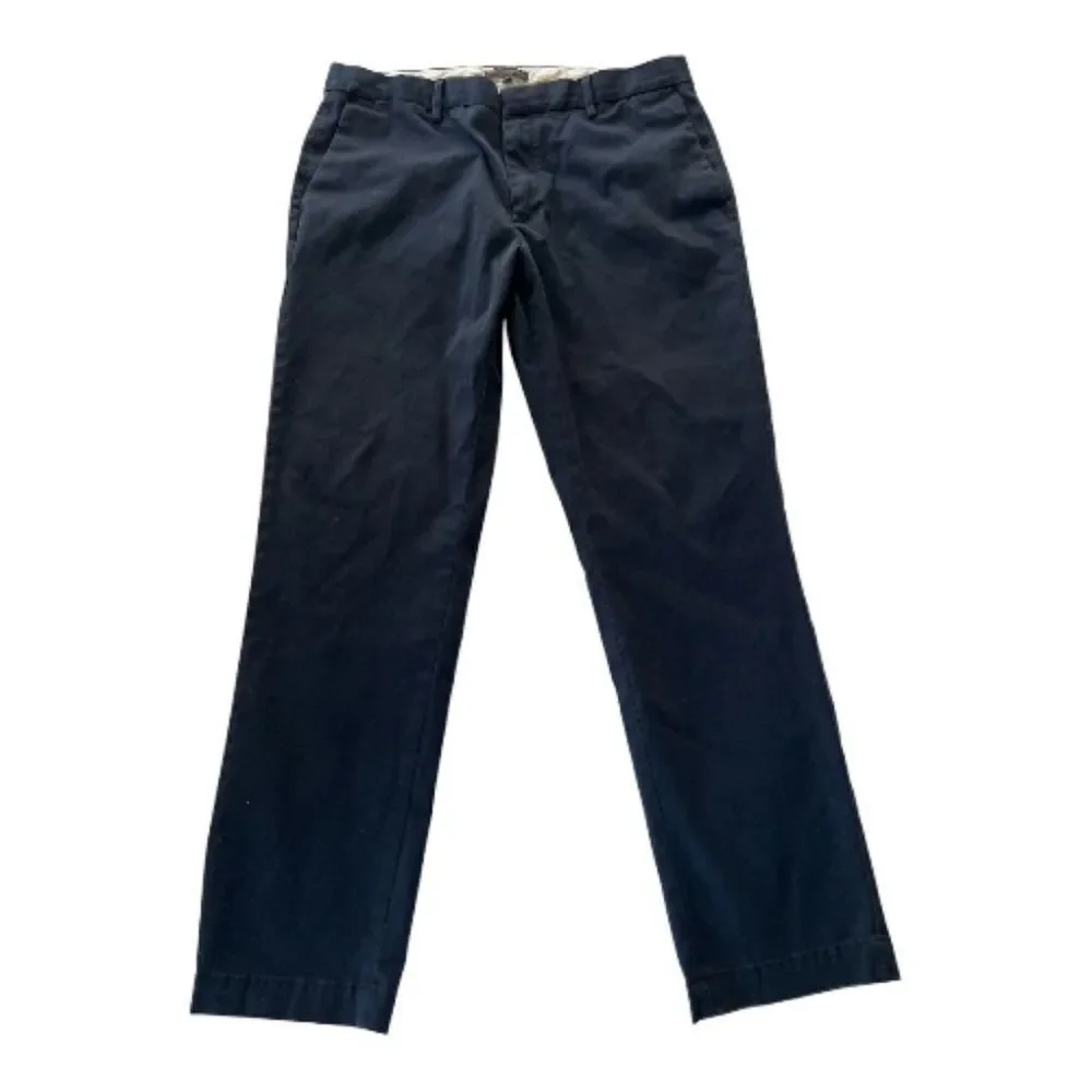 Banana Republic Men's Navy Fulton Chinos 36 x 32